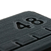 SeaDek 53584-80067 48” Routed Ruler - 6mm - Brushed Texture - Dark Grey/Black